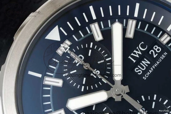 MIROTIME 1226 Aquatimer Chrono SS RSF 1:1 Best Edition Black Dial on Black Rubber Strap A EyeCatching 7073